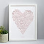 Mum Means Love In Every Language Print, thumbnail 5 of 7