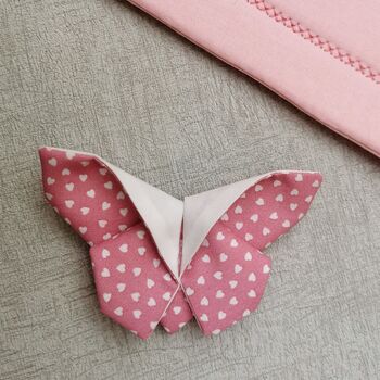 Personalised Pink Hanging Kite Decor Baby Girl Room, 5 of 10