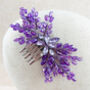 Purple Bow Crystal Headpiece, thumbnail 1 of 4