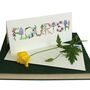 Botanical 'Flourish' Greetings Card, thumbnail 1 of 3