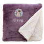 Personalised Christmas Cookies Christmas Snuggle Blanket, thumbnail 6 of 12