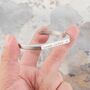 Silver Open Cuff Bangle, Engraved Bracelets For Men And Women, thumbnail 1 of 10