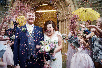 One Litre Of Wedding Confetti Dried Red Rose Petals, 2 of 3