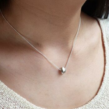 Silver Nugget Necklace, 3 of 6