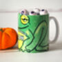 Personalised Halloween 'Hocus Croakus' Frog Mug, thumbnail 3 of 4