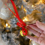Personalised I Believe In Christmas Bell Decoration, thumbnail 5 of 5