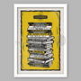 Auld Reekie Edinburgh Landmarks Poster Print, thumbnail 6 of 6