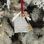 1st Christmas At A New Home Key 3D Acrylic Decoration, thumbnail 3 of 5