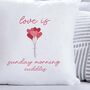 Personalised Love Is Cushion, thumbnail 2 of 2