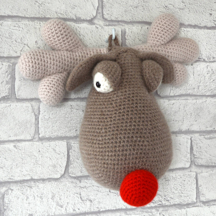 Reindeer Bust Crochet Kit By Solid And Marl