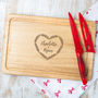 Personalised Couples Slate Cheese Board, thumbnail 2 of 4