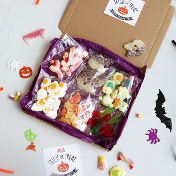 Halloween Treats Personalised Letterbox Sweet Gift, 5 of 12