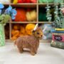 Highland Cow Needle Felting Craft Kit, thumbnail 2 of 3