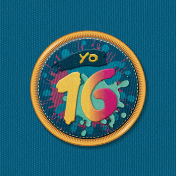 ‘Yo 16’ 16th Teenager Birthday Card, 2 of 4