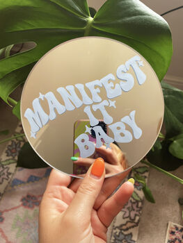 Manifest It Baby Mini Mirror, 5 of 6