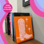 Cowboy Boots Acrylic Bookend Home Decor, thumbnail 1 of 5