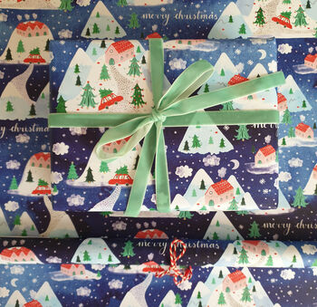 Little Christmas Scene Wrapping Paper, 9 of 10