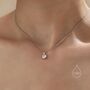 Sterling Silver Cz Bubble Pendant Necklace, thumbnail 7 of 12