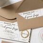 Personalised Boarding Pass Scratch Reveal Gift Voucher, thumbnail 8 of 9