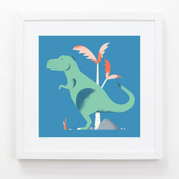 Dinosaur Art Prints: Diplodocus, Triceratops Or T Rex, 8 of 9