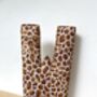 Animal Print Fabric Letters, thumbnail 5 of 9