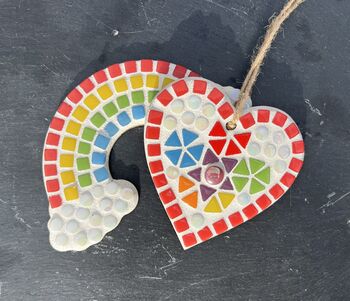 Children's Mosaic Craft Kit Including Two Mosaics, 4 of 7