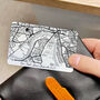Personalised 'Where We Started' Metal Insert For Wallet, thumbnail 5 of 11