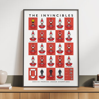 Arsenal The Invincibles Squad Poster, 3 of 7