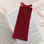 Ribbon Bow Silk Bookmark, thumbnail 2 of 12