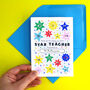 Star Teacher Personalised Thank You Card, thumbnail 3 of 6