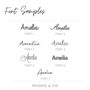 Osa Personalised Name Necklace Font Seven, thumbnail 4 of 12