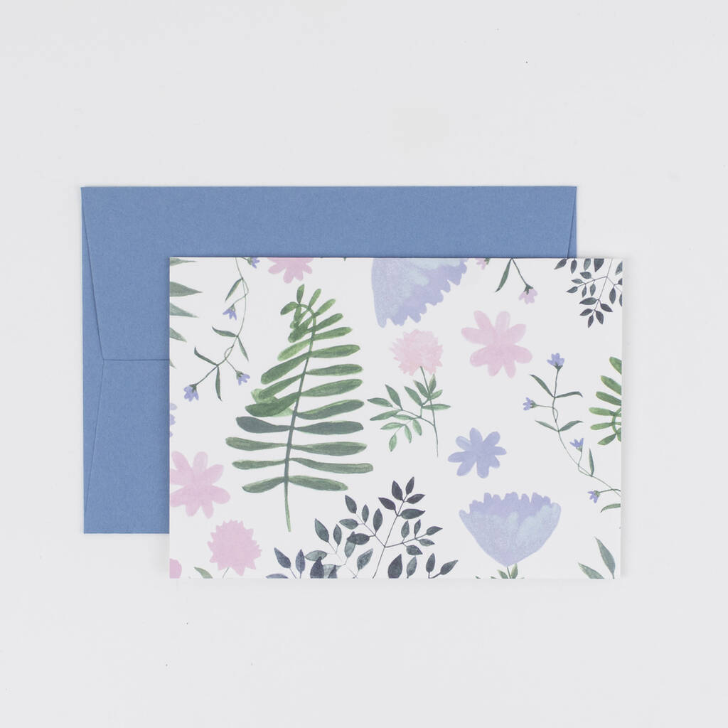 Wildflower Card By Peggy & Kate | notonthehighstreet.com