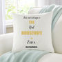Personalised Real Housewife Cushion, thumbnail 2 of 4