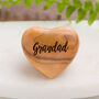 Daddy Dad Grandad Olive Wood Heart Hug Pocket Token, thumbnail 2 of 9