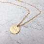 18ct Gold Vermeil Plated Personalised Chain Necklace, thumbnail 1 of 5