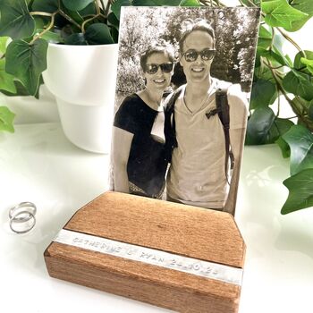 Personalised Wooden Photo Block, 4 of 12