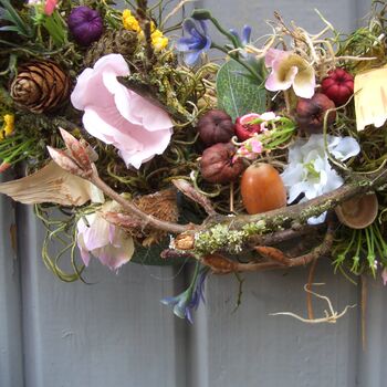 Spring Summer Wildflower Meadow Wreath, 5 of 5