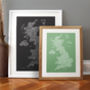 UK Places Typographic Map Print, thumbnail 6 of 11