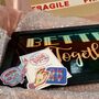 'Better Together' Reverse Glass Gold Leaf Wall Art Sign, thumbnail 6 of 11