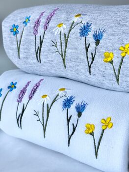 Wildflowers Embroidered Sweatshirt, 9 of 11