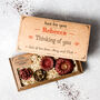 Personalised Thinking Of You Chocolate Flowers Gift Box, thumbnail 1 of 10
