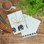 Fair Trade Elephant Dung Writing Set, thumbnail 1 of 9