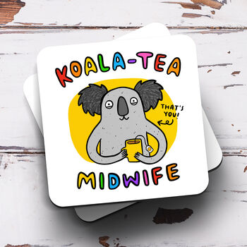 Personalised Mug 'Koala Tea Midwife', 3 of 3