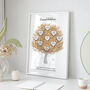 Personalised Grandchildren Tree Print Available In Six Colours, thumbnail 6 of 11