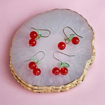 Cute Cherry Earrings, 6 of 6