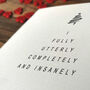 Romantic Christmas Card For Husband Or Wife, thumbnail 4 of 4