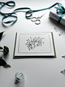 The Holly And The Ivy Christmas Card Single Or Set, 2 of 4