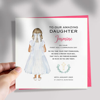 Daughter First Holy Communion Card, 5 of 6