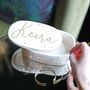 Personalised Speckled Stars Oval Trinket Box, thumbnail 1 of 2