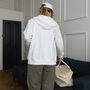 Embroidered Personalised Mrs Zip Up Hoodie, thumbnail 7 of 7